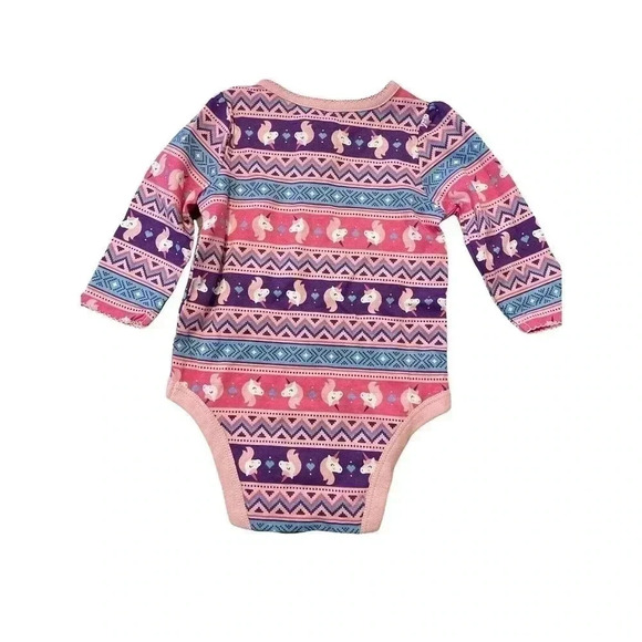 garanimals toddler girl one piece 3-6 Months Unicorn - Picture 2 of 3